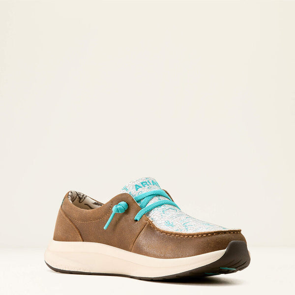 Ariat Ladies Buckeye Hilo - Honey Bear / Turquoise Westbound 10053714