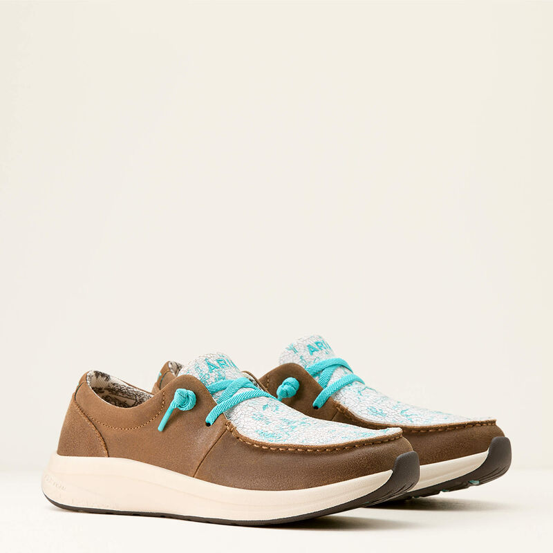 Ariat Ladies Buckeye Hilo - Honey Bear / Turquoise Westbound 10053714