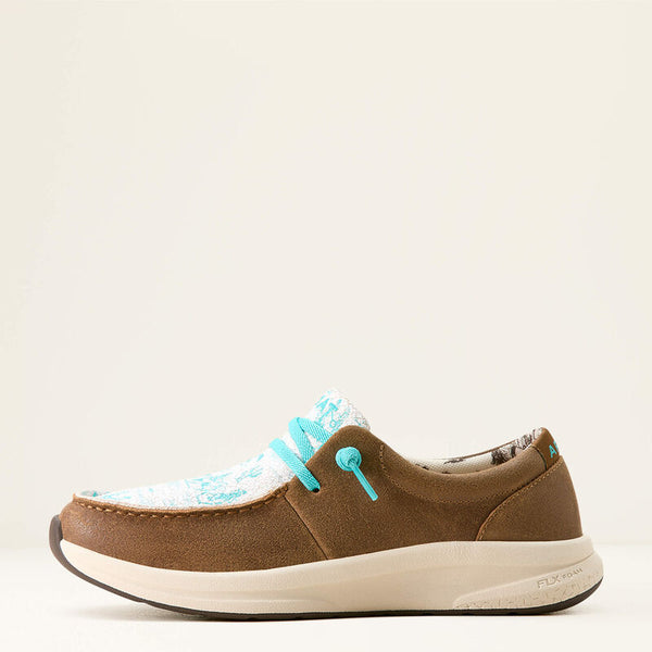 Ariat Ladies Buckeye Hilo - Honey Bear / Turquoise Westbound 10053714
