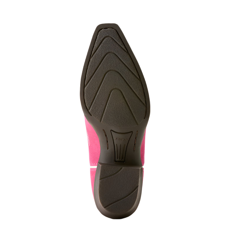 Ariat Youth Casanova Western Boot - Haute Pink Suede - 10053780