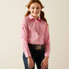 Ariat Girls Team Kirby Long Sleeve Button-Down Western Shirt - 10053943