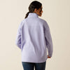 Ariat Ladies Breeze Logo 1/2 Zip Sweatshirt - Sweet Lavender - 10054498