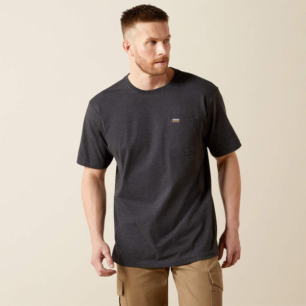 Ariat Rebar Men's Cotton Strong Standard Pocket T-Shirt 10054515