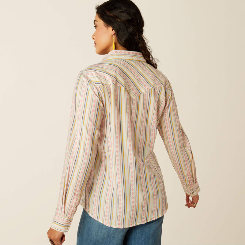 Ariat Ladies Alyssa Shirt - Carnation Dobby - 10054777