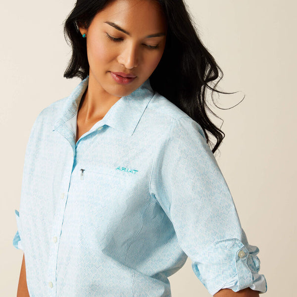Ariat Ladies VenTek Stretch Shirt - Deco Watercolor - 10055207