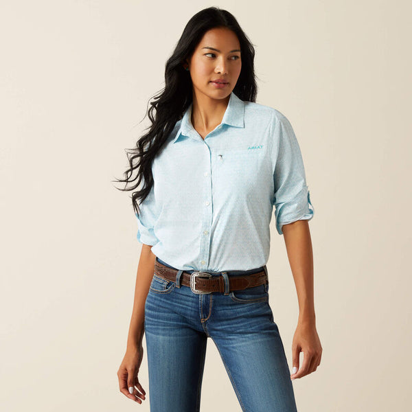 Ariat Ladies VenTek Stretch Shirt - Deco Watercolor - 10055207