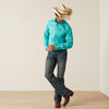 Ariat Men's Team Logo Twill Classic Fit Shirt - Turquoise|Blue - 10055407