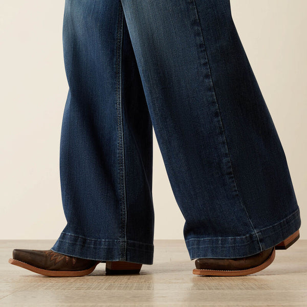 Ariat Ladies Ultra High Rise Rosalie Wide Leg Jean - 10061724