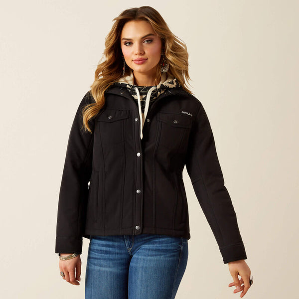 Ariat Ladies Berber Back Softshell Jacket - Black - 10062258