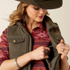 Ariat Ladies Grizzly Quilted Vest - Earth - 10062267