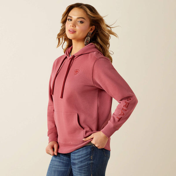 Ariat Ladies Logo 2.0 Hoodie - Mauvewood - 10062273