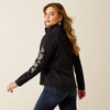 Ariat Ladies Logo Softshell Concealed Carry Jacket - Black & Southwest Minimal Print - 10062308