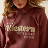 Ariat Ladies Essential Hoodie - Burnt Russet Heather - 10062309