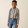 Ariat Boys Shilo Classic Fit Shirt - Blue - 10062394