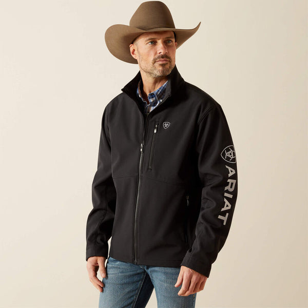 Ariat Men's Logo Softshell Jacket Black 10062578