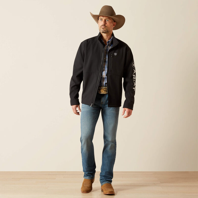 Ariat Men's Logo Softshell Jacket Black 10062578
