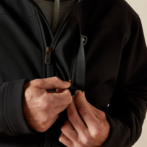 Ariat Men's Vernon Softshell Jacket - Black - 10062596