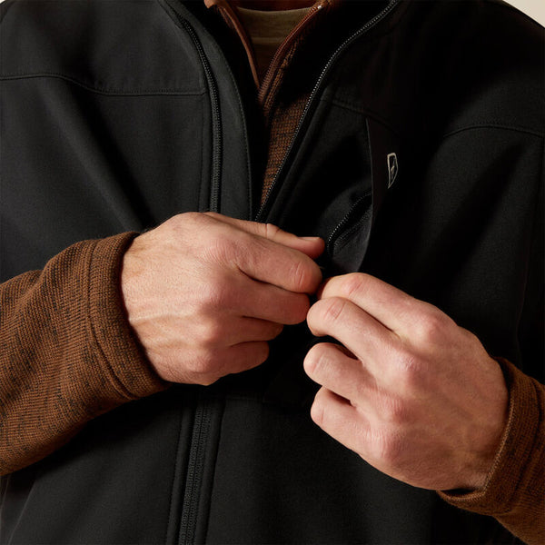 Ariat Men's Vernon Softshell Vest - Black - 10062600