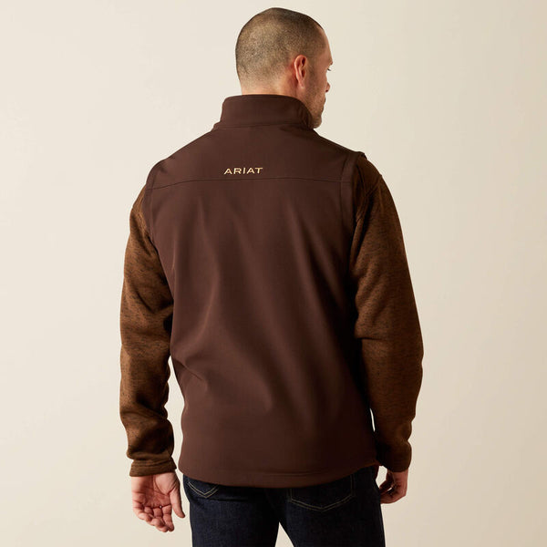 Ariat Men's Vernon Softshell Vest - Coffee Bean - 10062601
