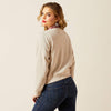Ariat Ladies Essential Crew Sweatshirt - Oatmeal - 10062736