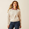 Ariat Ladies Essential Crew Sweatshirt - Oatmeal - 10062736