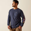 Ariat Men's Rebar Cotton Strong Standard Logo Pocket T-Shirt 10062755