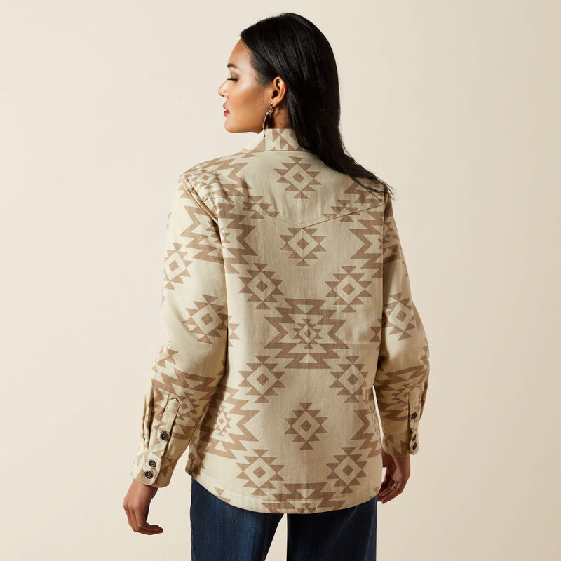 Ariat Ladies Clovis Insulated Shirt Jacket Puebla Print - 10062783