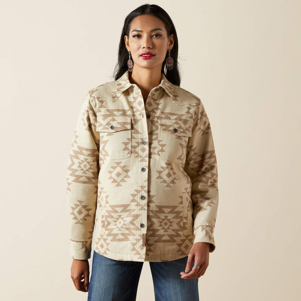 Ariat Ladies Clovis Insulated Shirt Jacket Puebla Print - 10062783