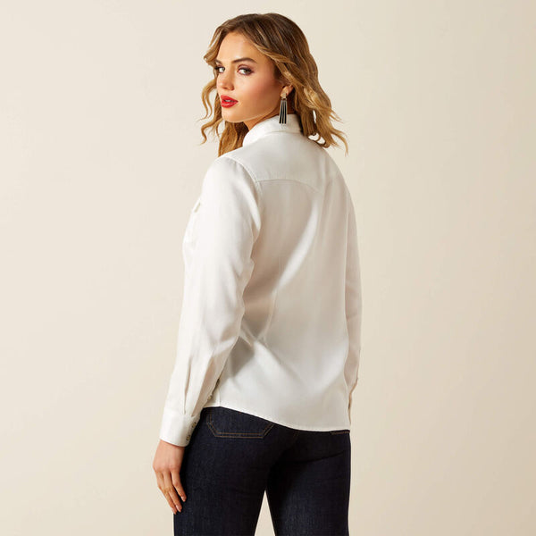 Ariat Ladies Timeless Western Shirt - Cloud Dancer - 10062834