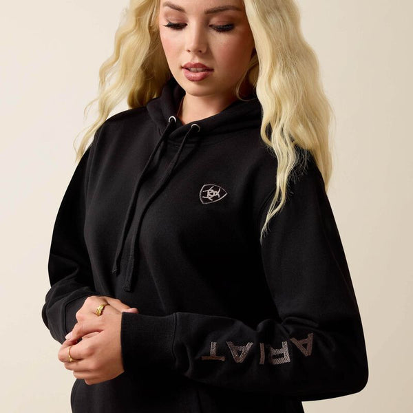 Ariat Ladies Logo 2.0 Hoodie - Black - 10063145