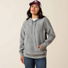 Ariat Ladies Logo 2.0 Hoodie - Heather Grey - 10063146
