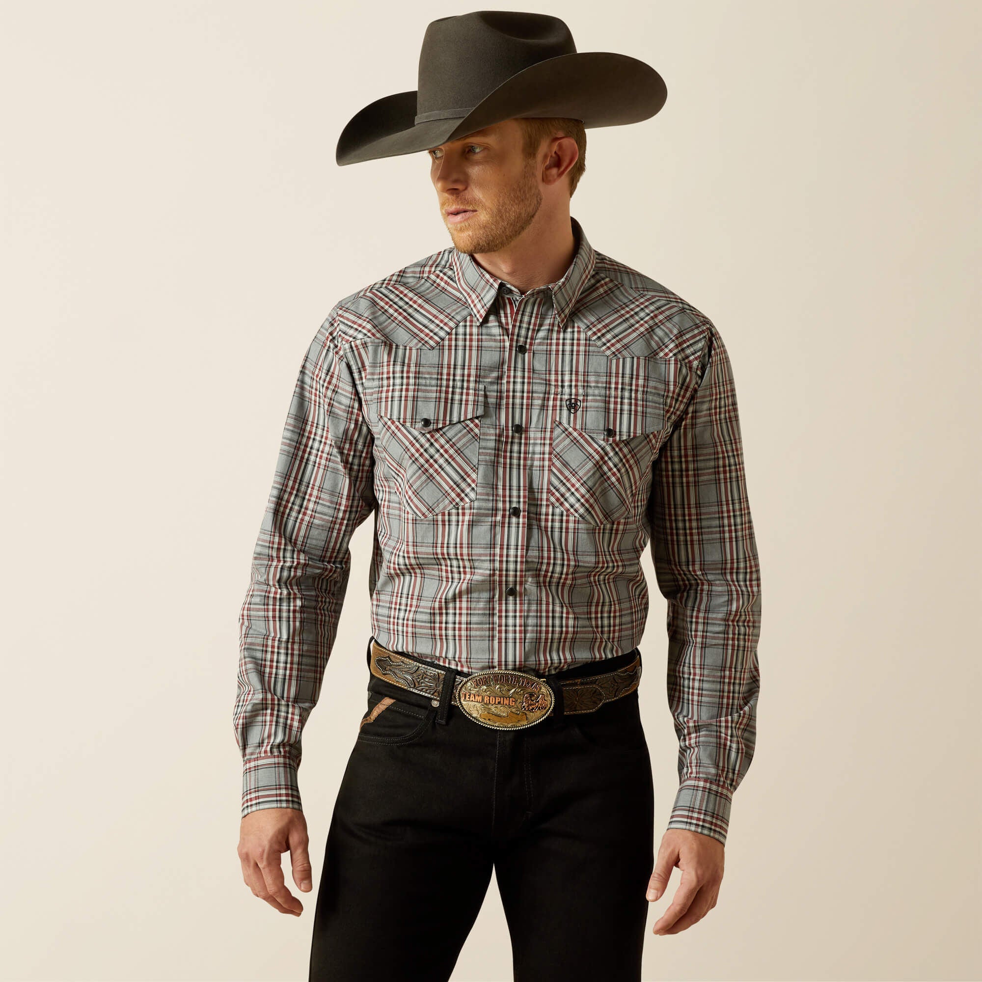 Ariat Mens Pro Trenton Long Sleeve Pearl Snap - 10063153
