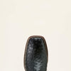 Ariat Men's Full Quill Ostrich Classic Cash Square Toe Boot - Black - 10063776