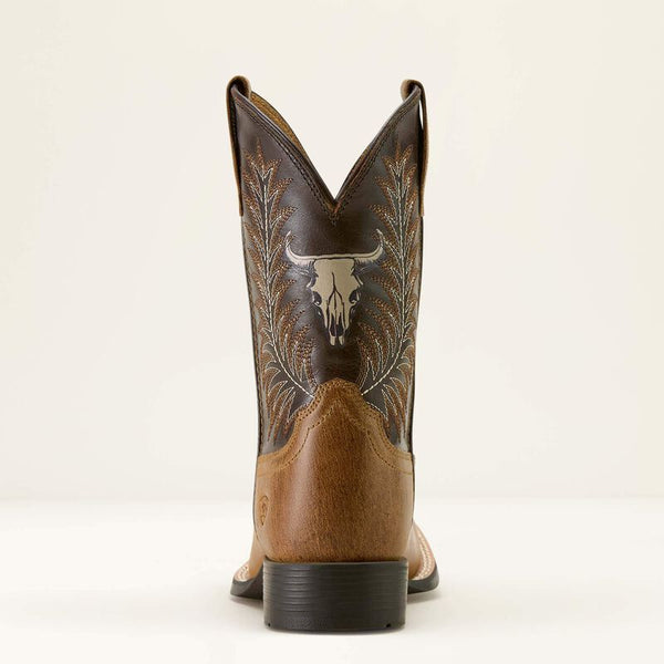 Ariat Youth Stampede Wide Square Toe Western Boot-10063827