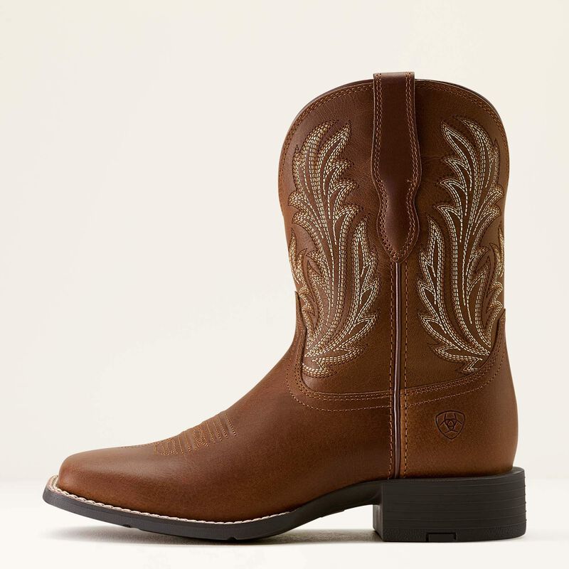 Ariat Ladies Round Up Filly Wide Square Toe Western Boot 10064074