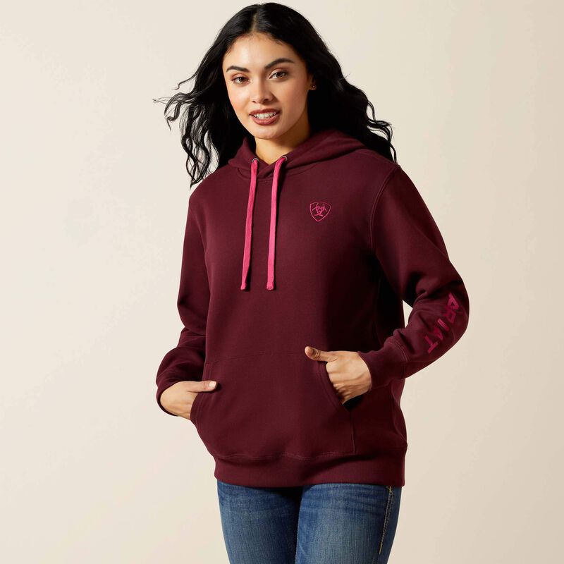 Ariat Ladies Port Royale Logo 2.0 Hoodie-10065827