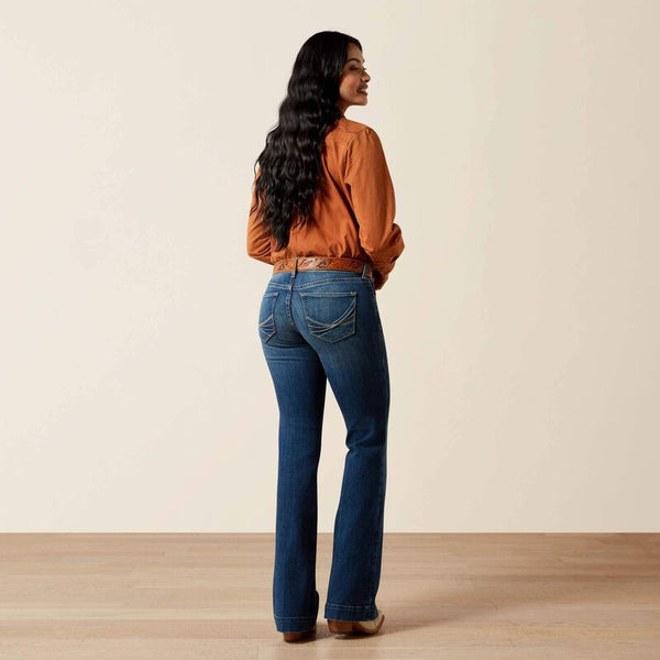 Ariat Ladies Perfect Rise Leslie Slim Trouser Jeans - Vermont - 10065882