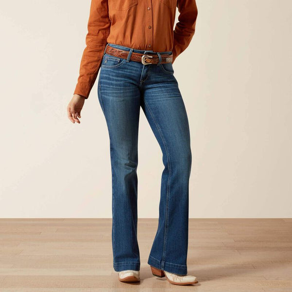 Ariat Ladies Perfect Rise Leslie Slim Trouser Jeans - Vermont - 10065882