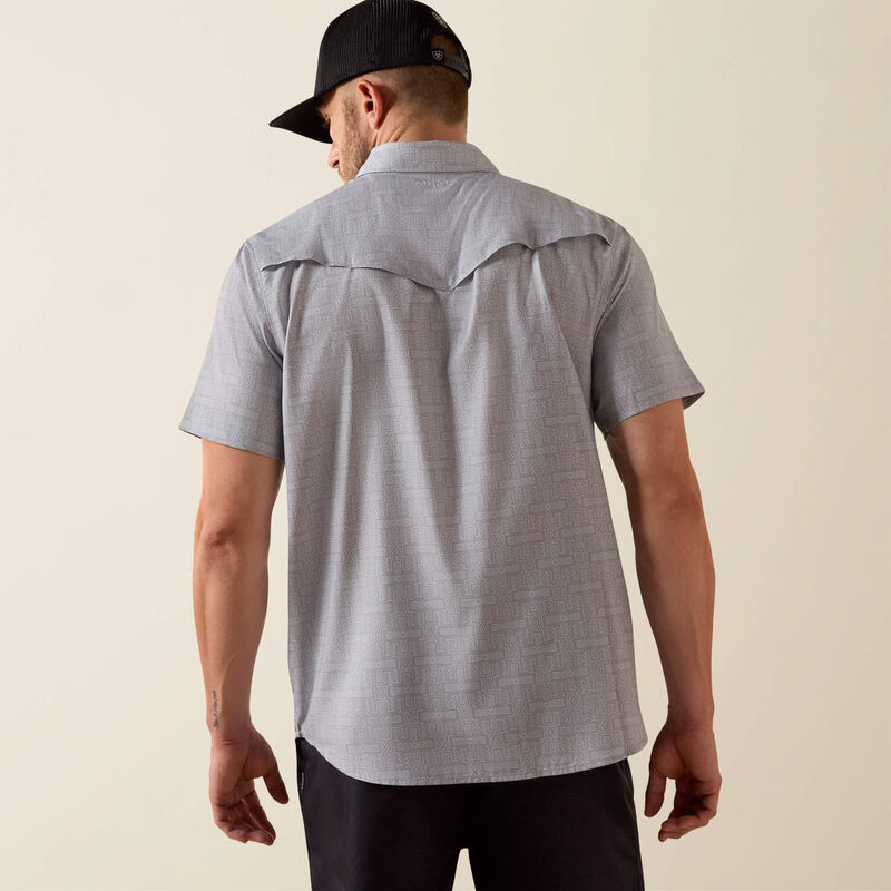 Ariat Printed VentTEK Western Fitted Snap Shirt 10071044
