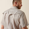 Ariat Mens Island Fossil Western VentTEK Classic Fit Snap Shirt-10071045