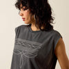 Ariat Ladies Dallas Cropped T-Shirt - 10071109