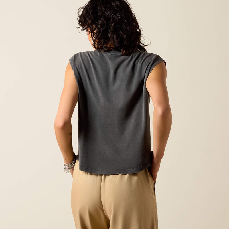 Ariat Ladies Dallas Cropped T-Shirt - 10071109