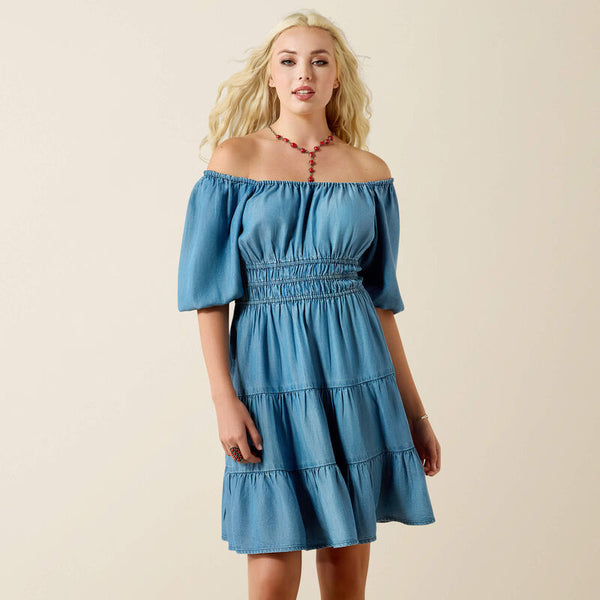 Ariat Ladies Light Wash Juliet Dress-10071132