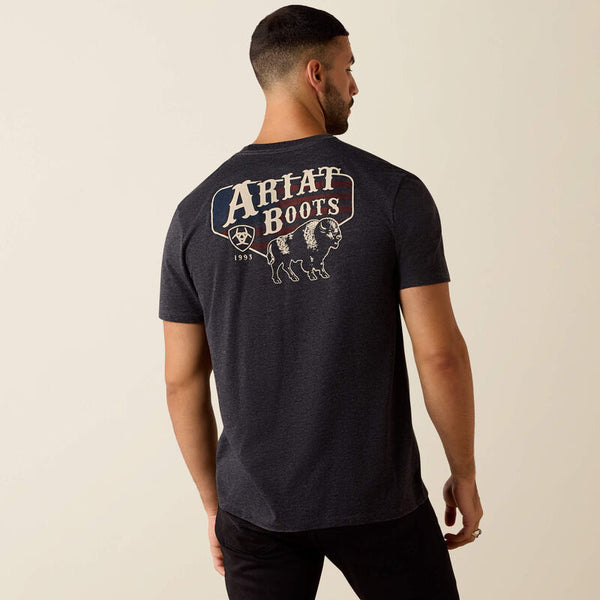 Ariat Mens American Bison Classic Fit TShirt-10071195