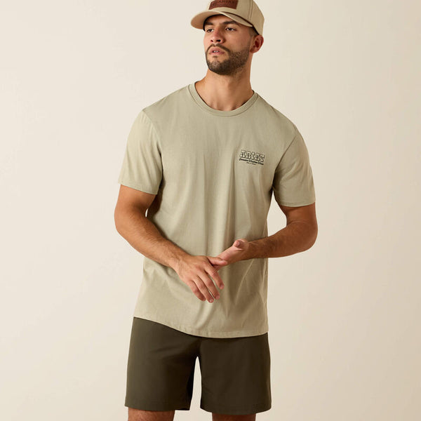 Ariat Mens Porcupine Posse Classic Fit Elm Tshirt-10071196