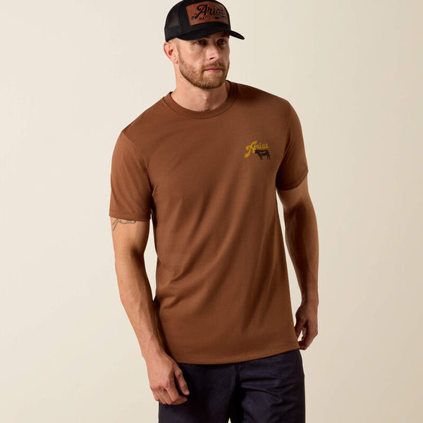 Ariat Mens BBQ Smoke Classic Fit TShirt-10071197
