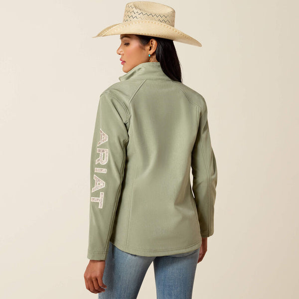 Ariat Ladies Sea Spray Heather Logo Softshell Print Jacket-10071203
