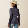 Ariat Ladies Ombre Blue Horseshoe Kirby Shirt-10071416