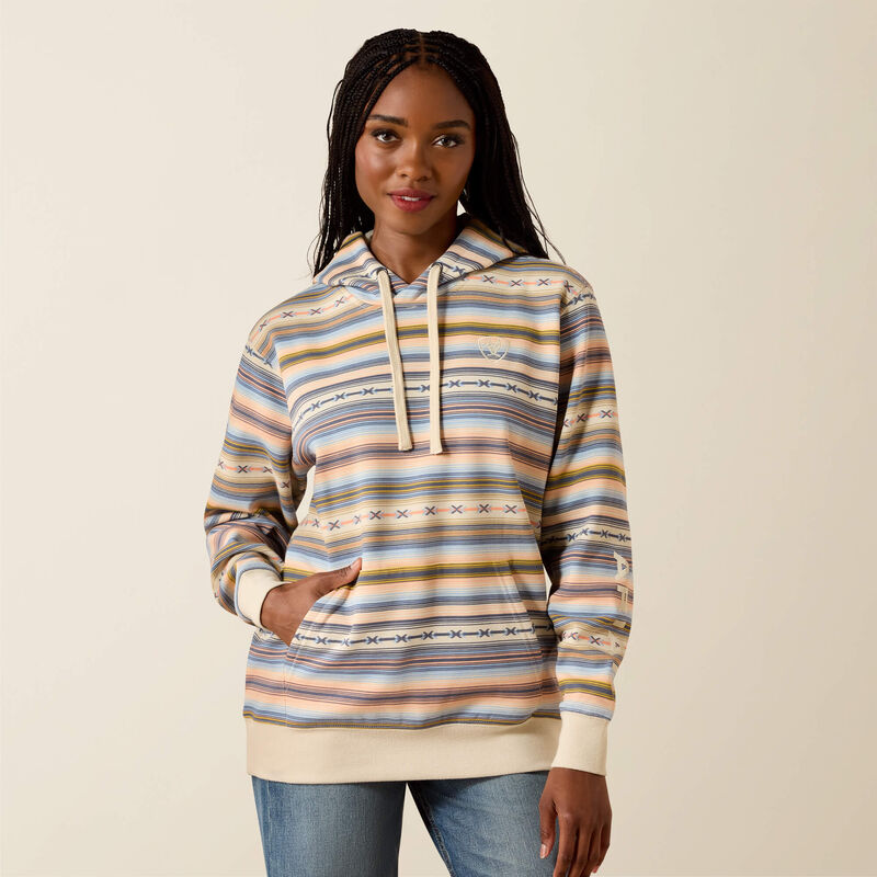 Ariat Ladies Multicolor Serape Logo 2.0 Hoodie-10071433