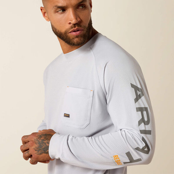 Arat Mens Micro Chip Rebar Heat Fighter Long Sleeve-10071530